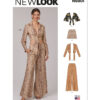 New Look Sewing Pattern Misses' Tops, Shorts and Pants 28 New Look Sewing Pattern Misses' Tops, Shorts and Pants