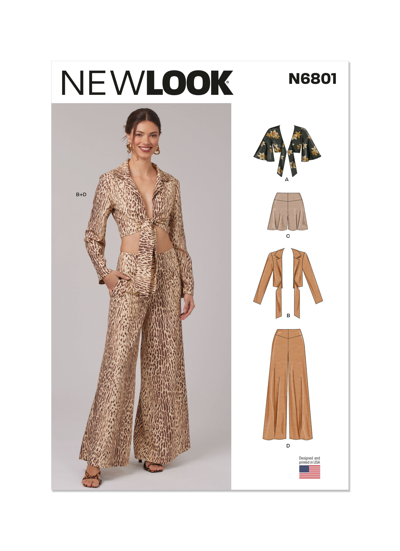 New Look Sewing Pattern Misses' Tops, Shorts and Pants 1 New Look Sewing Pattern Misses' Tops, Shorts and Pants