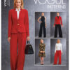 Vogue Patterns Misses' Jacket, Top, Dress, Pants and Jumpsuit