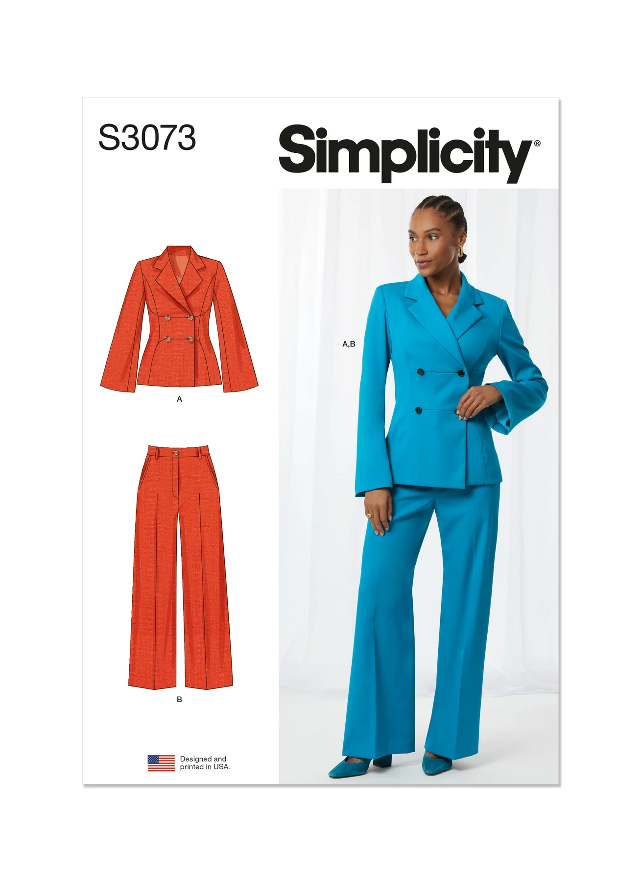 Simplicity Sewing Pattern Misses' and Women's Jacket and Pants (PDF) 1 Simplicity Sewing Pattern Misses' and Women's Jacket and Pants (PDF)