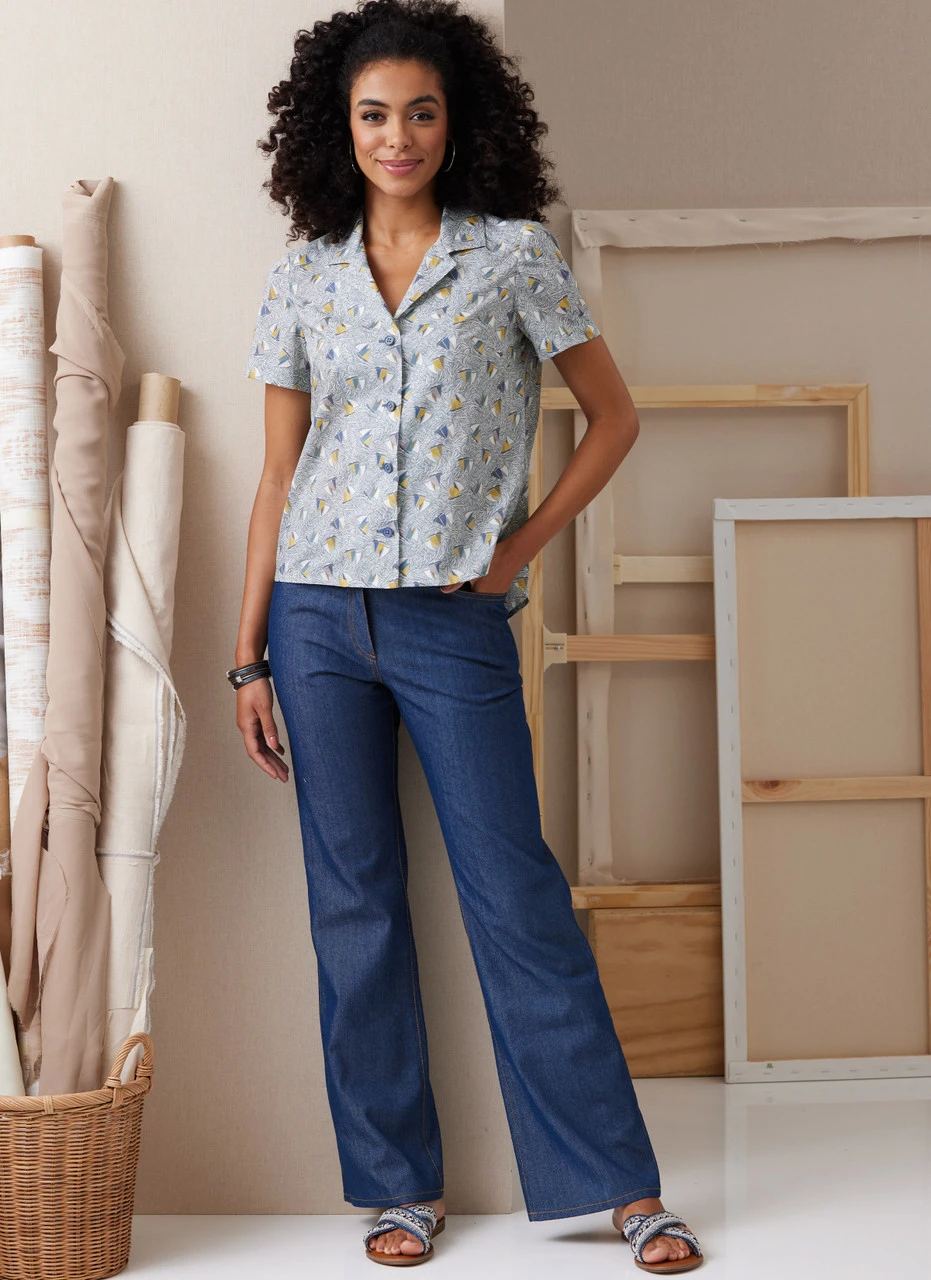 Butterick Sewing Pattern Misses' Shirts By Palmer/Pletsch (PDF) 6 Butterick Sewing Pattern Misses' Shirts By Palmer/Pletsch (PDF)