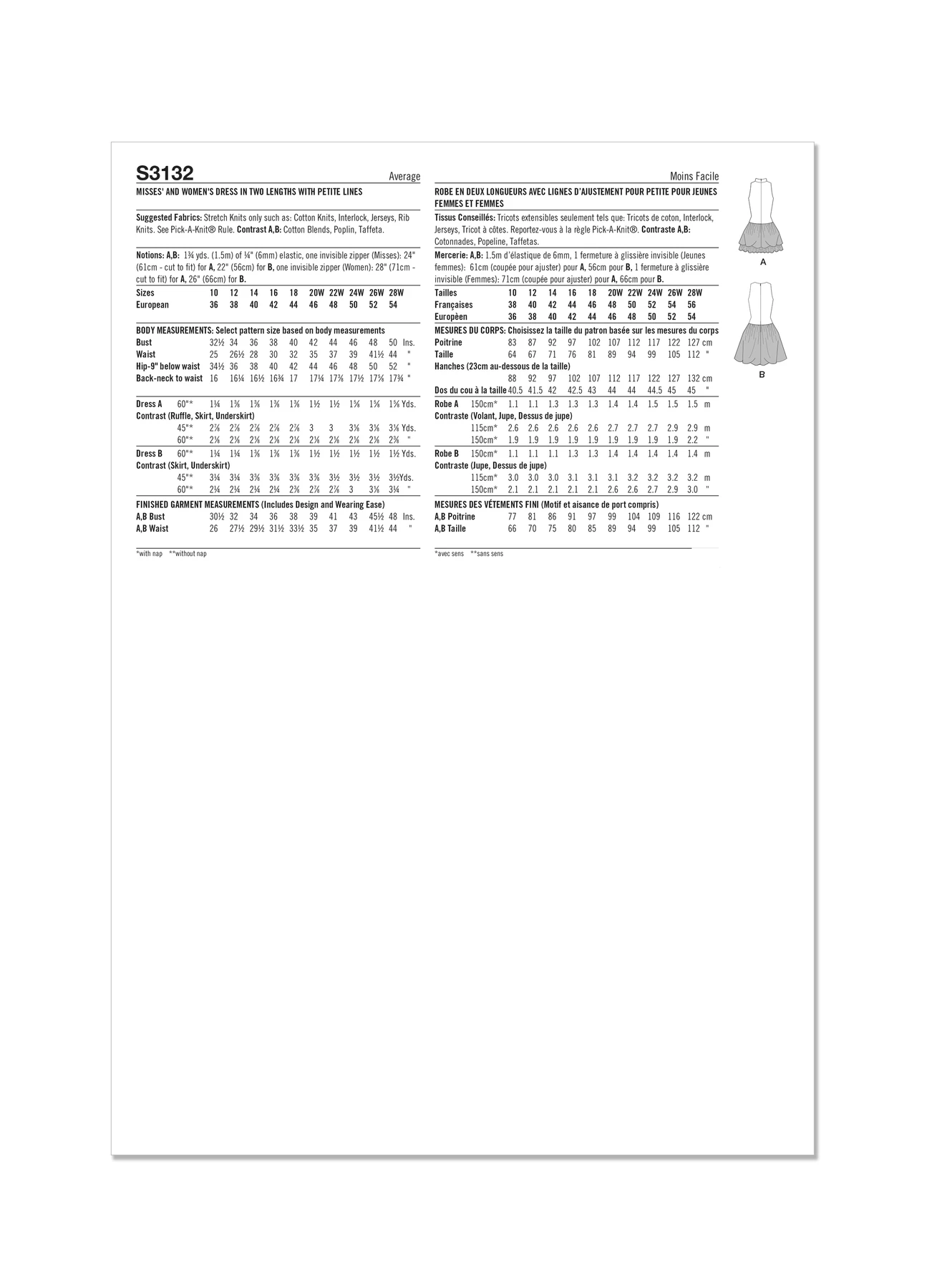 Simplicity Sewing Pattern Misses' and Women's Dress in Two Lengths with Petite Lines (PDF) 8 Simplicity Sewing Pattern Misses' and Women's Dress in Two Lengths with Petite Lines (PDF)
