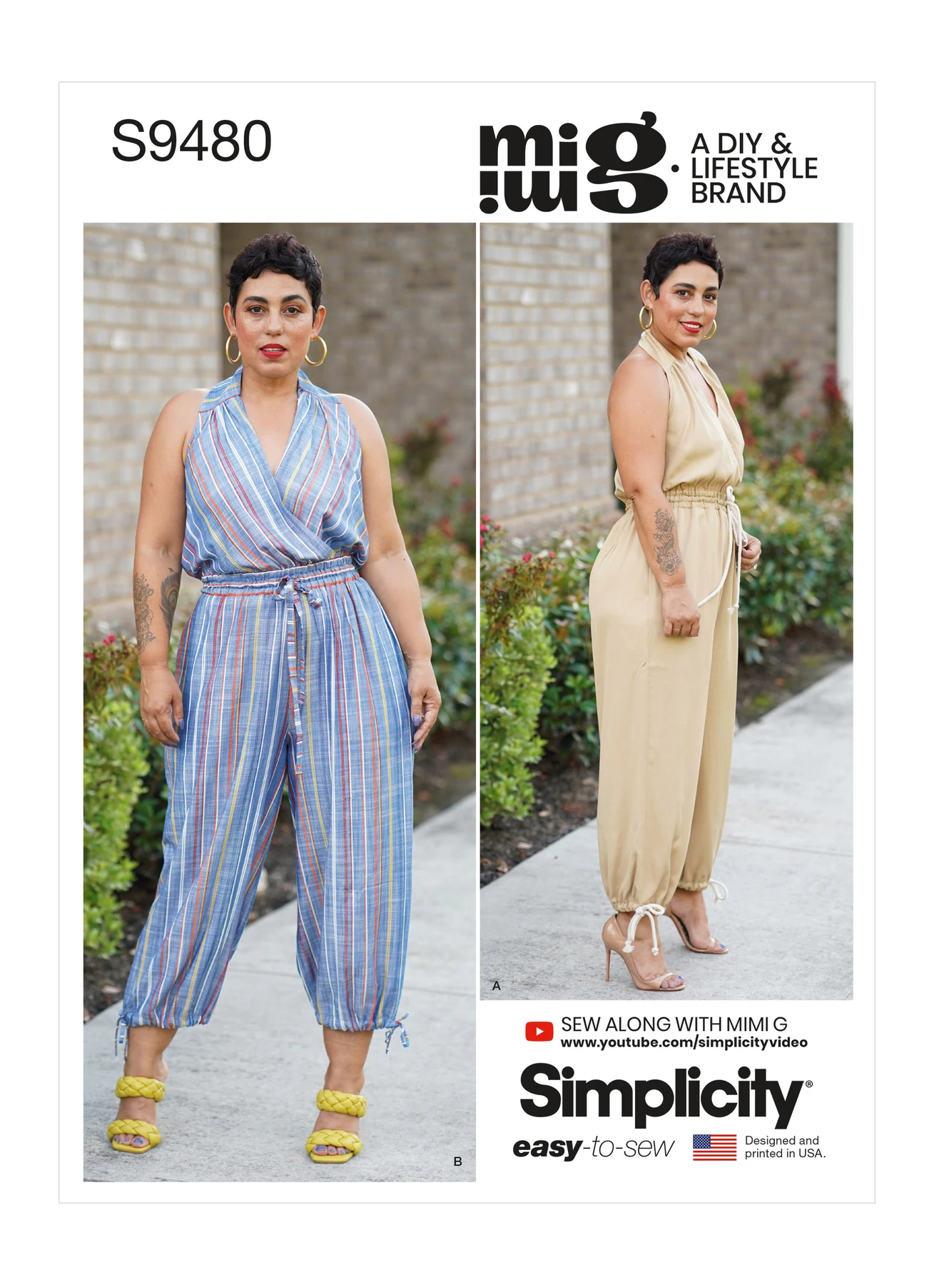 Simplicity Sewing Pattern Misses' Jumpsuit (PDF) 1 Simplicity Sewing Pattern Misses' Jumpsuit (PDF)