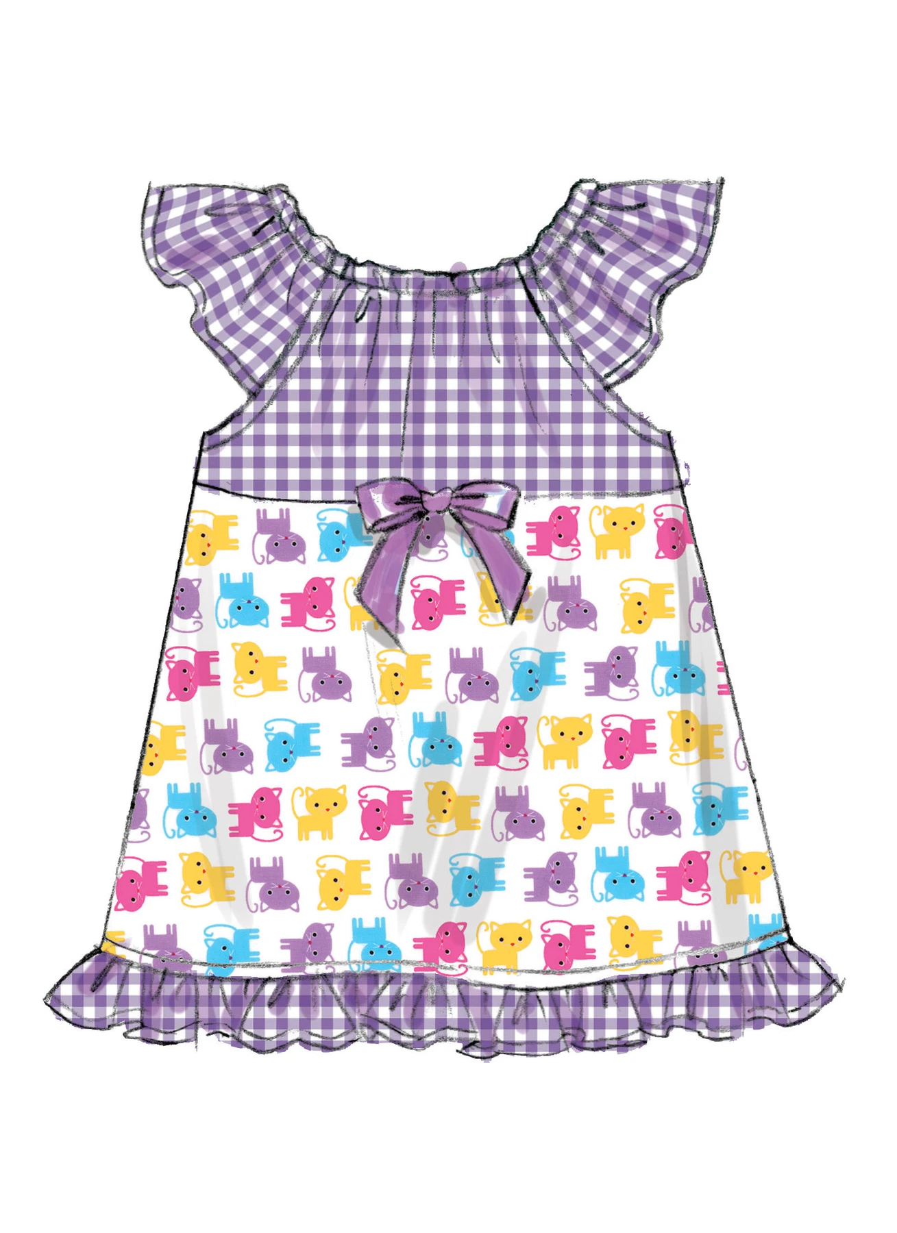 Butterick Sewing Pattern Infants' Ruffled Tops, Dresses and Panties (PDF) 3 Butterick Sewing Pattern Infants' Ruffled Tops, Dresses and Panties (PDF)