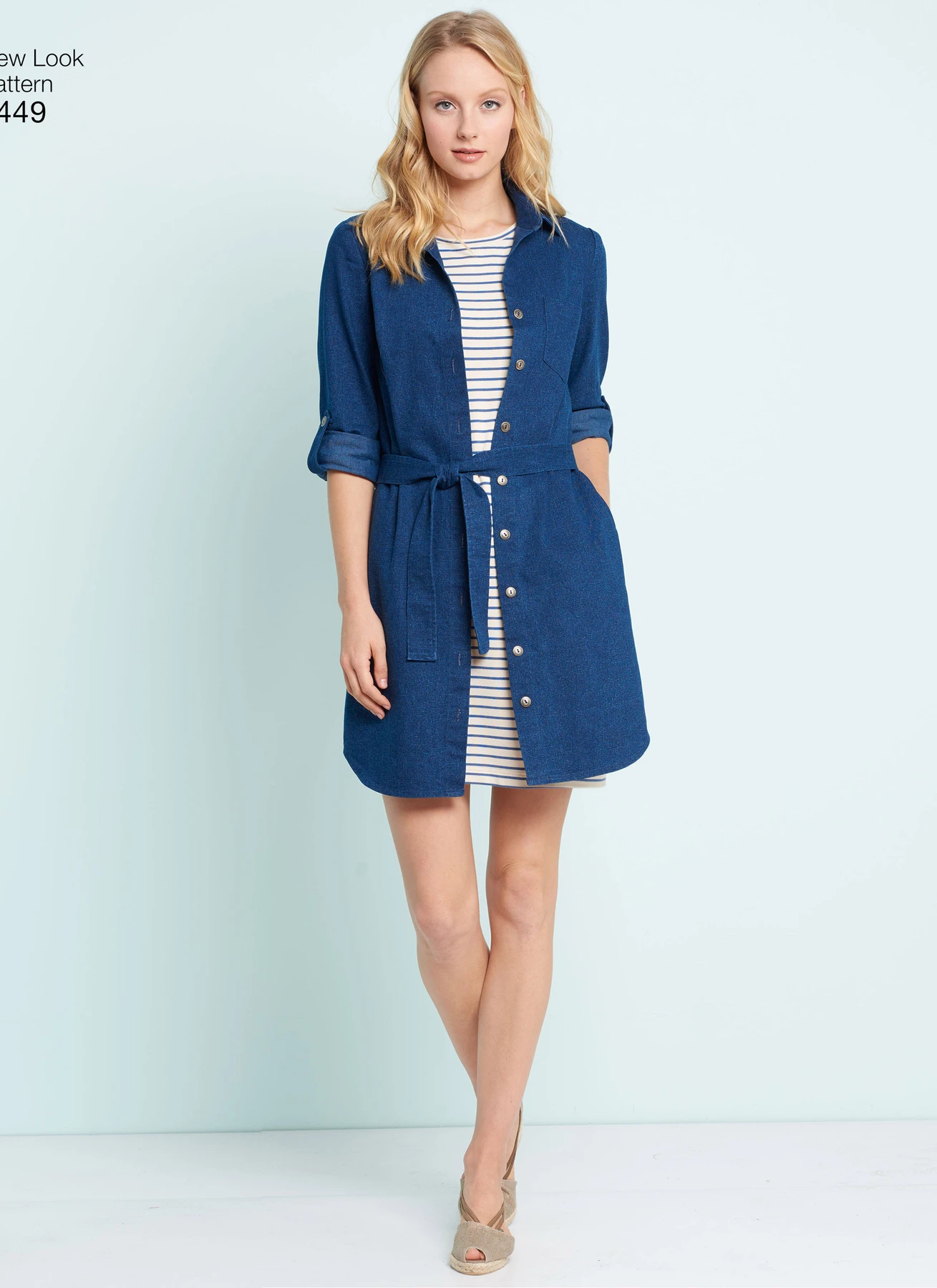 New Look Sewing Pattern Misses' Easy Shirt Dress and Knit Dress 8 New Look Sewing Pattern Misses' Easy Shirt Dress and Knit Dress