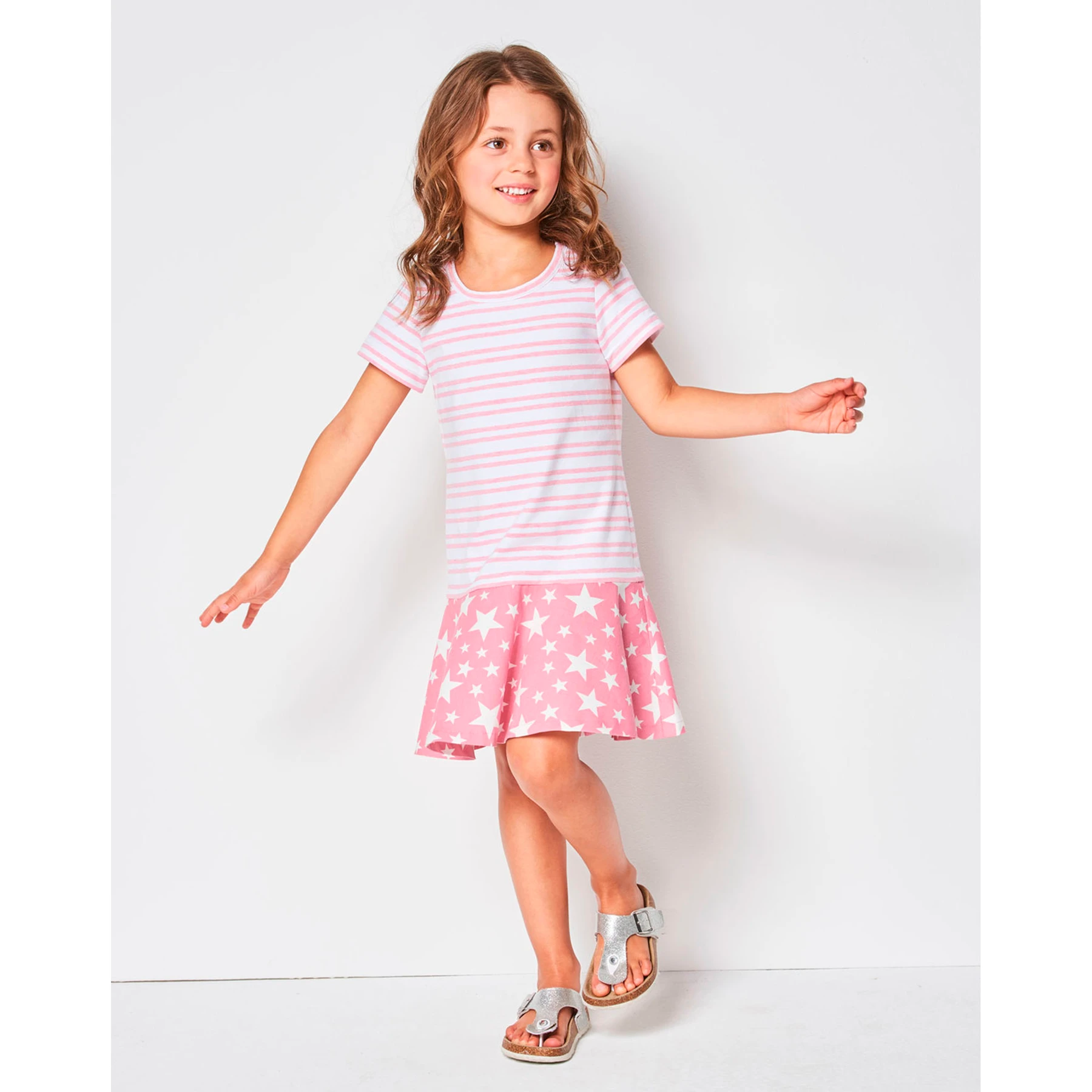 Burda Style Sewing Pattern Child's Summer Jersey Dresses