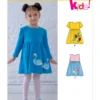 New Look Sewing Pattern Toddlers' Dresses with Appliques