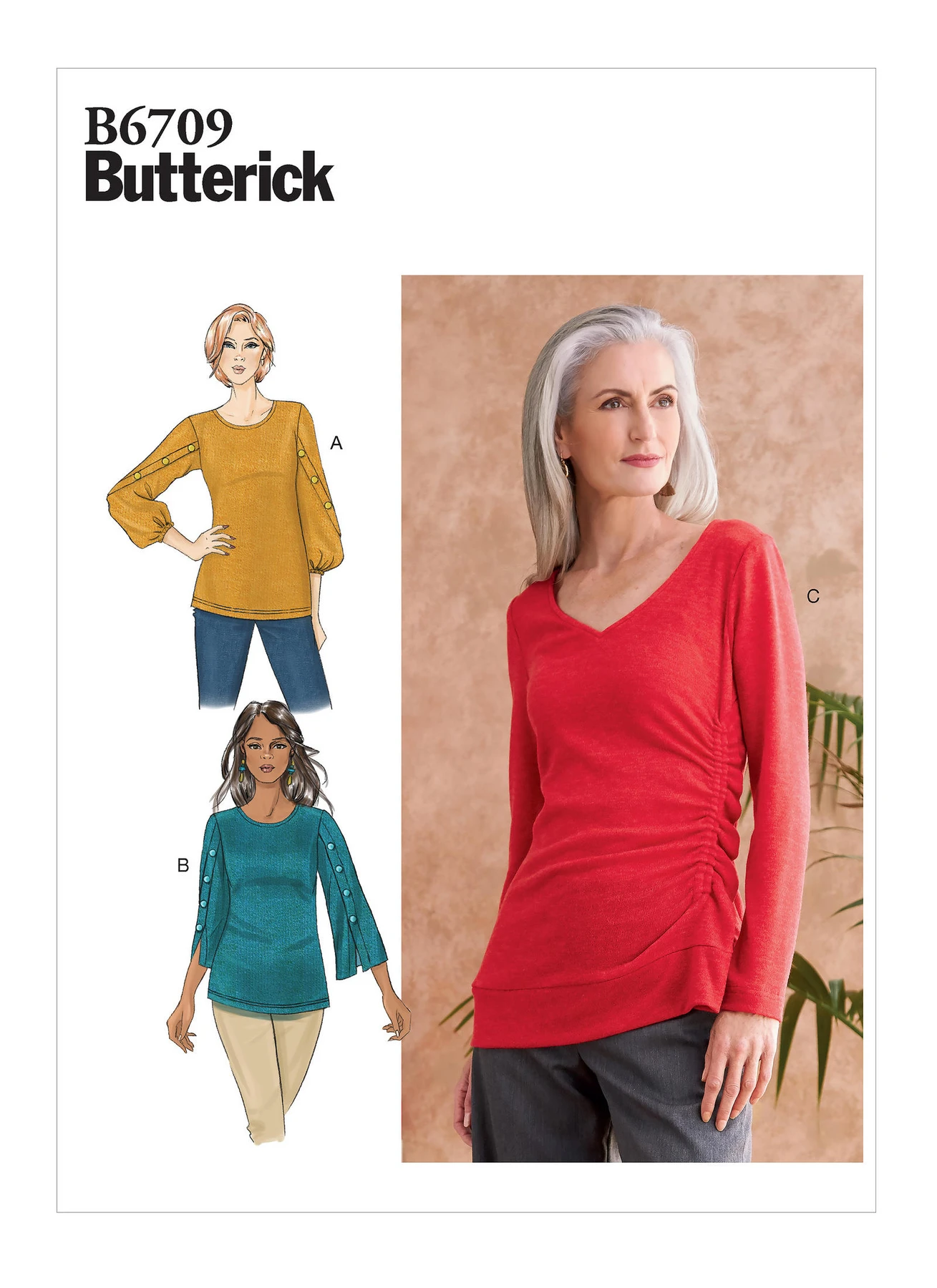 Butterick Sewing Pattern Misses' Top (PDF) 1 Butterick Sewing Pattern Misses' Top (PDF)