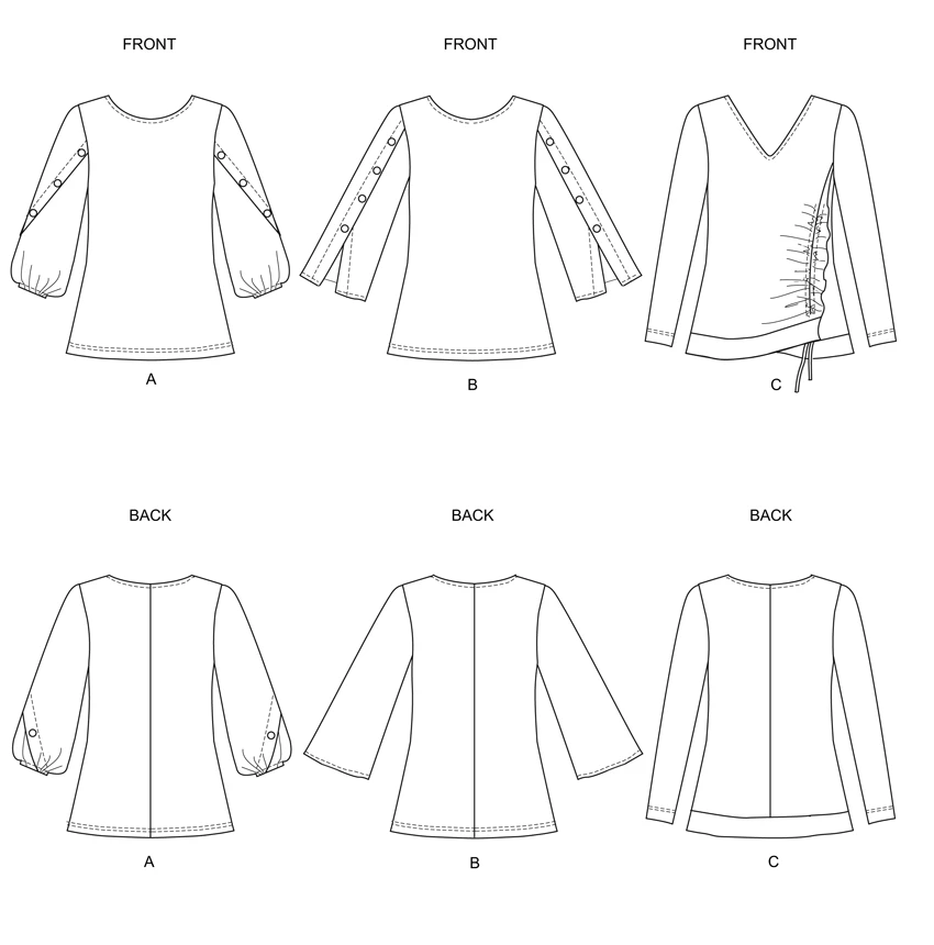 Butterick Sewing Pattern Misses' Top (PDF) 5 Butterick Sewing Pattern Misses' Top (PDF)