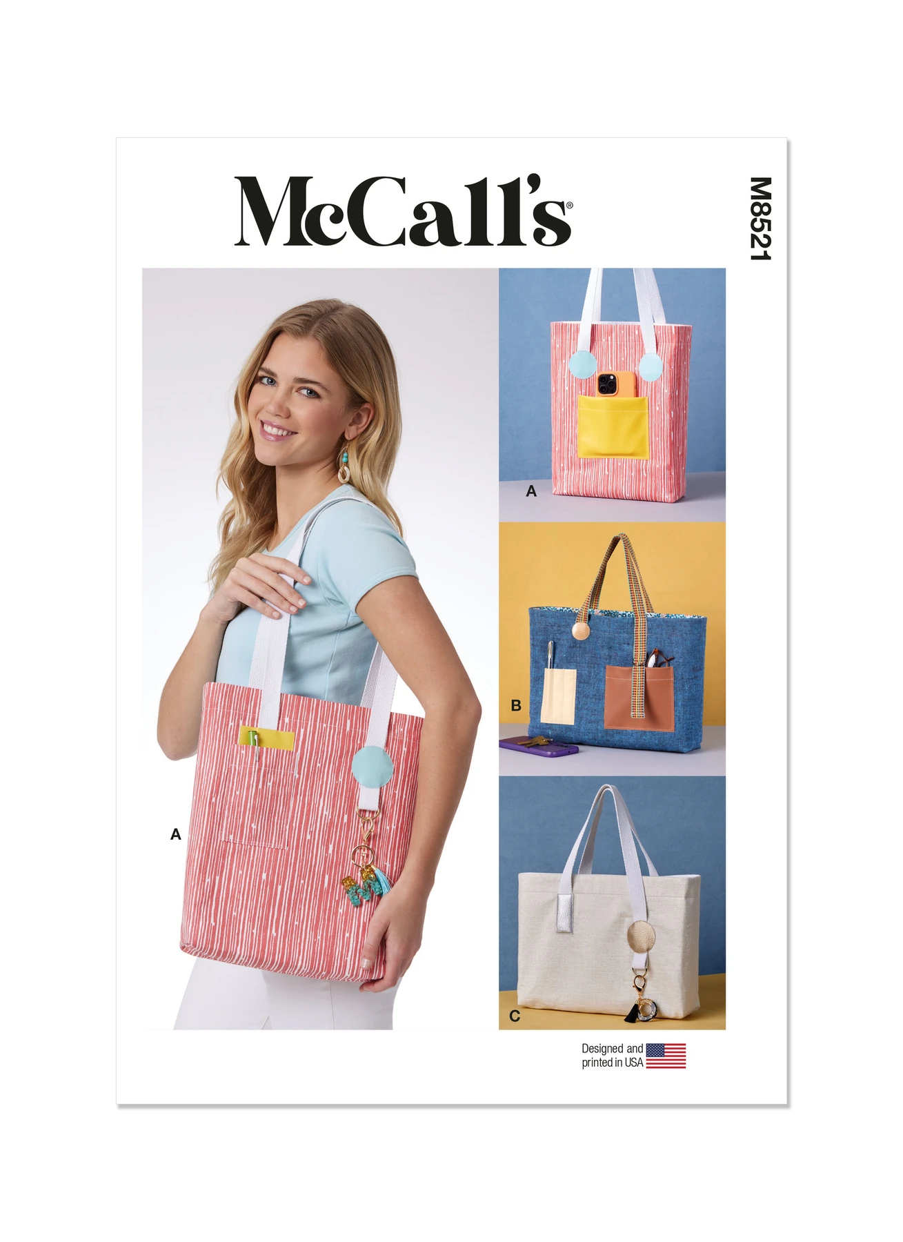 McCall's Sewing Pattern Tote Bags (PDF) 1 McCall's Sewing Pattern Tote Bags (PDF)