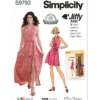 Simplicity Sewing Pattern 1970s Misses' Knit Front-Wrap Halter-Dress in Two Lengths 17 Simplicity Sewing Pattern 1970s Misses' Knit Front-Wrap Halter-Dress in Two Lengths