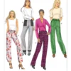Butterick Sewing Pattern Misses' Elastic-Waist Pants 17 Butterick Sewing Pattern Misses' Elastic-Waist Pants