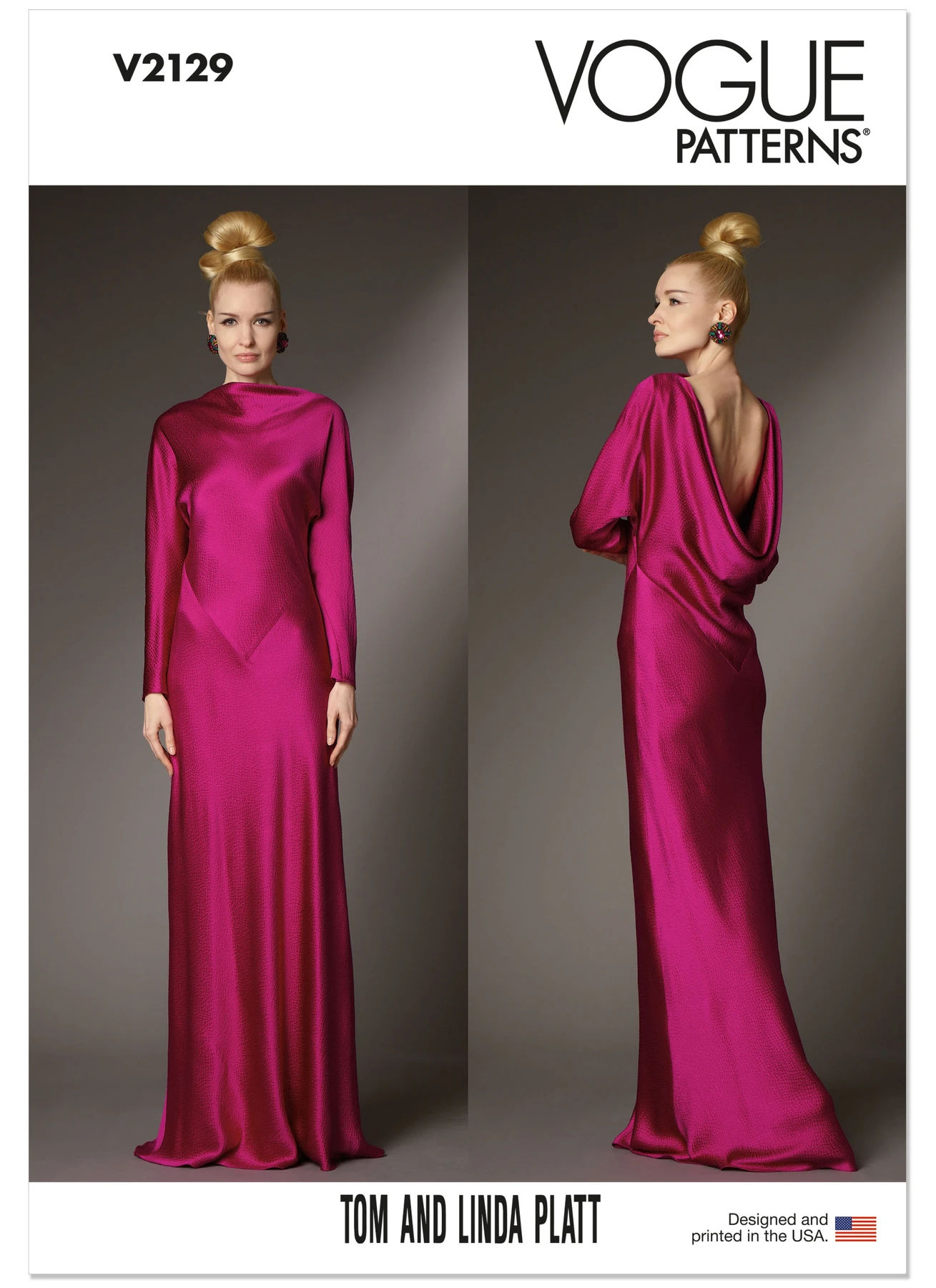 Vogue Patterns Misses' Bias-Cut Full-Length Dress by Tom And Linda Platt 1 Vogue Patterns Misses' Bias-Cut Full-Length Dress by Tom And Linda Platt