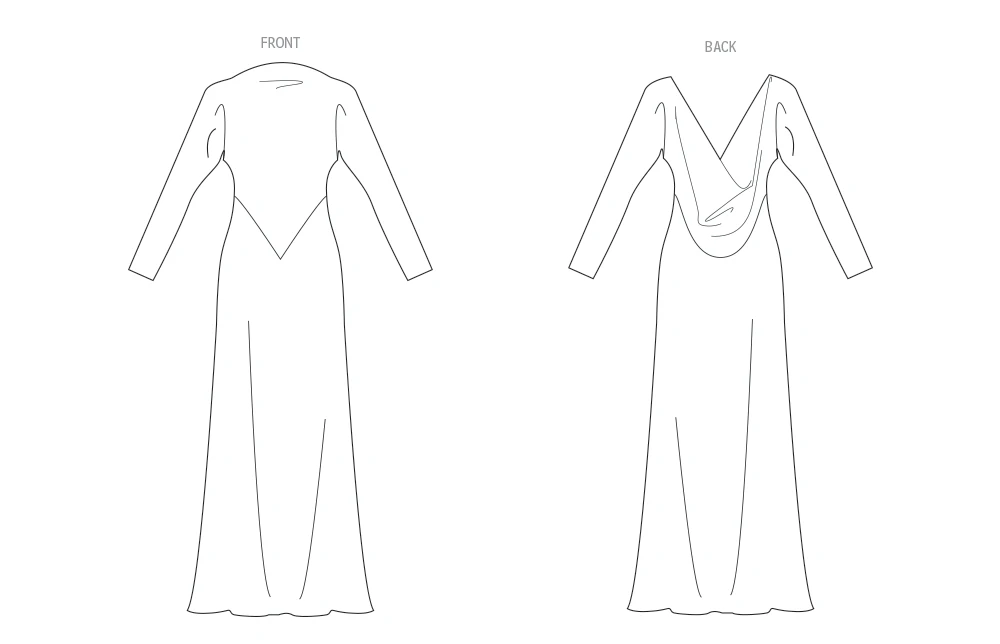 Vogue Patterns Misses' Bias-Cut Full-Length Dress by Tom And Linda Platt 5 Vogue Patterns Misses' Bias-Cut Full-Length Dress by Tom And Linda Platt