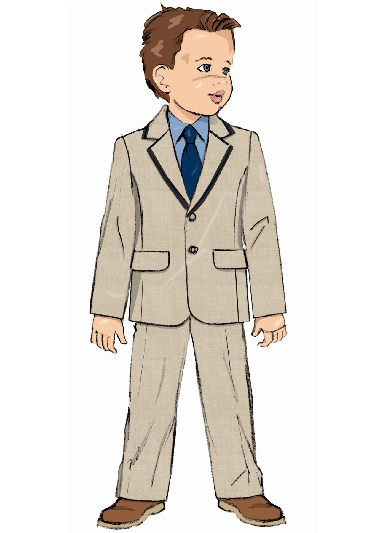 Butterick Sewing Pattern Boys' Blazer and Pants 3 Butterick Sewing Pattern Boys' Blazer and Pants