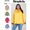Simplicity Sewing Pattern Women's Shirts 15 Simplicity Sewing Pattern Women's Shirts