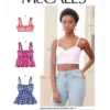 McCall's Sewing Pattern Misses' Tops (PDF)
