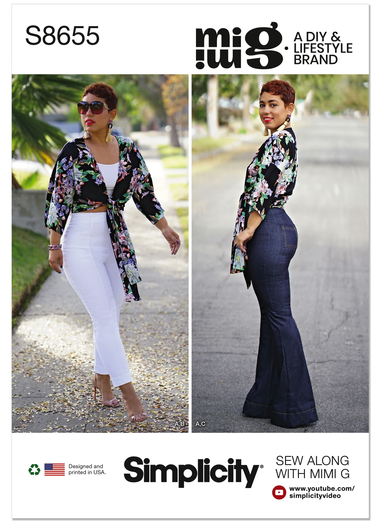 Simplicity Sewing Pattern Misses' High-Waisted Pants and Tie Top by Mimi G Style (PDF) 1 Simplicity Sewing Pattern Misses' High-Waisted Pants and Tie Top by Mimi G Style (PDF)