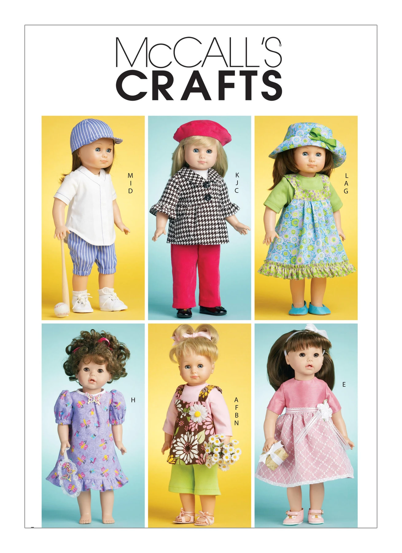 McCall's Sewing Pattern Casual Outfits for 18" Doll 1 McCall's Sewing Pattern Casual Outfits for 18" Doll