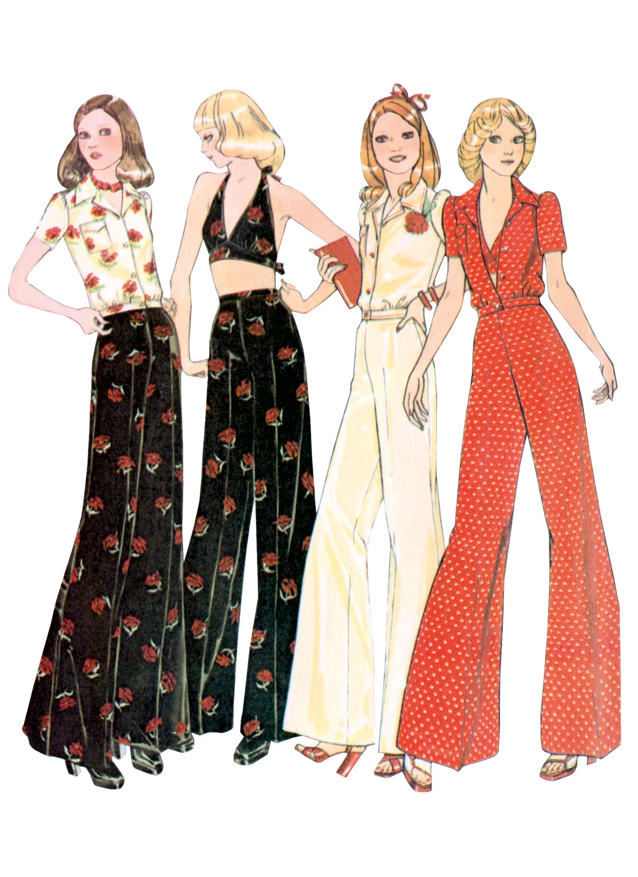 McCall's Sewing Pattern Misses' Blouse, Halter and Pants 2 McCall's Sewing Pattern Misses' Blouse, Halter and Pants
