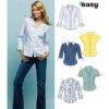 New Look Sewing Pattern Misses' Tops 13 New Look Sewing Pattern Misses' Tops