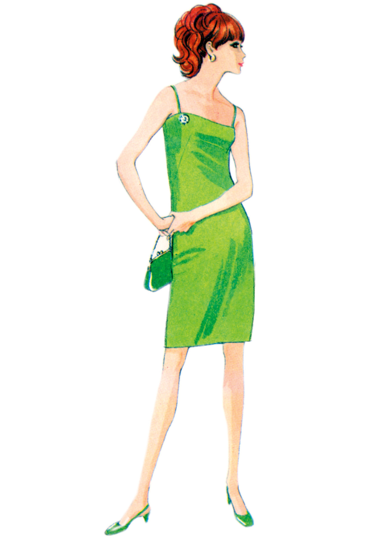 McCall's Sewing Pattern 1960s Misses' Slip Dress and Sheer Overdress 3 McCall's Sewing Pattern 1960s Misses' Slip Dress and Sheer Overdress