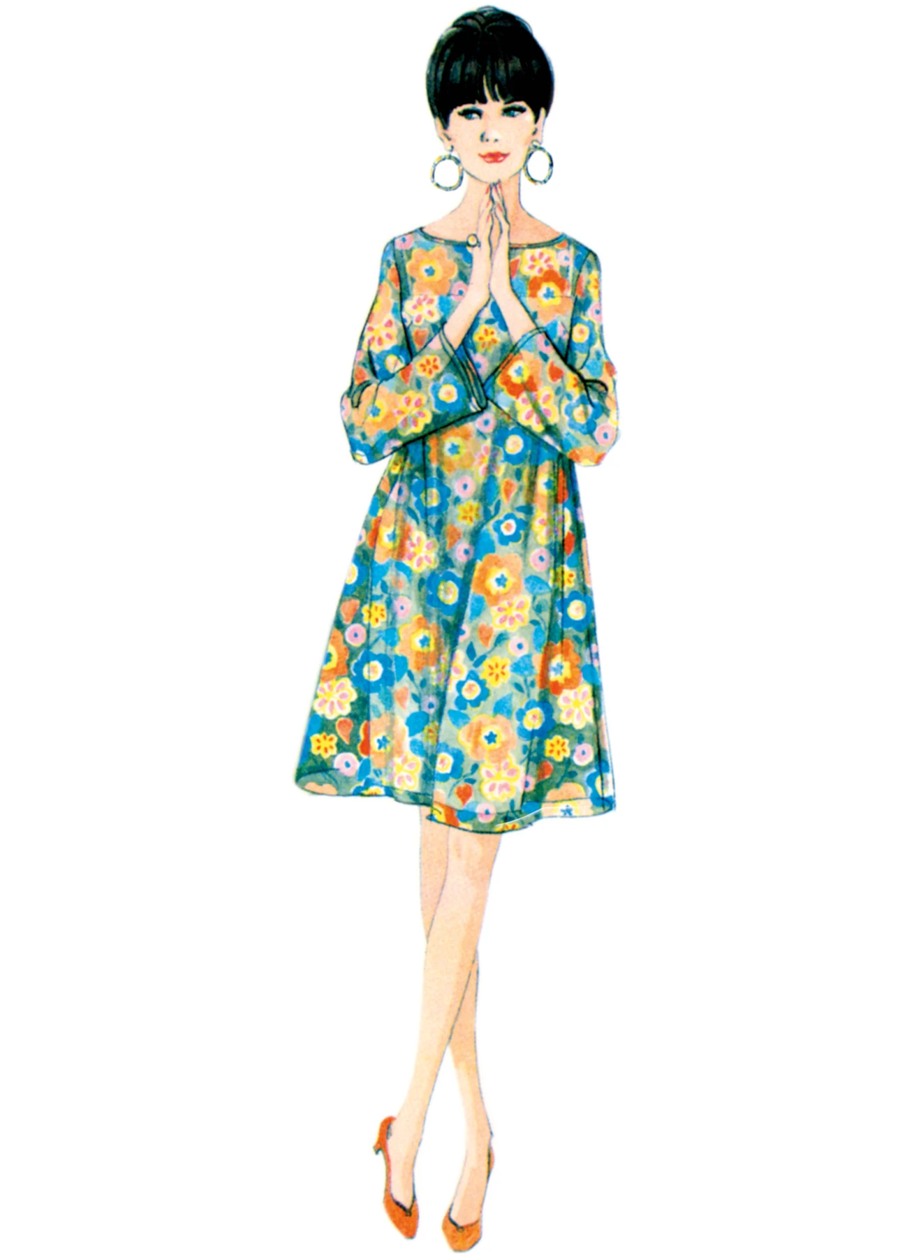 McCall's Sewing Pattern 1960s Misses' Slip Dress and Sheer Overdress 4 McCall's Sewing Pattern 1960s Misses' Slip Dress and Sheer Overdress