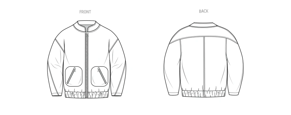 Know Me Sewing Pattern Misses' Bomber Jacket by Lydia Naomi (PDF) 6 Know Me Sewing Pattern Misses' Bomber Jacket by Lydia Naomi (PDF)