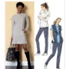 Butterick Sewing Pattern Misses' Lapped Collar Tops and Dress, Draped Collar Vest, and Pleated Pants 18 Butterick Sewing Pattern Misses' Lapped Collar Tops and Dress, Draped Collar Vest, and Pleated Pants