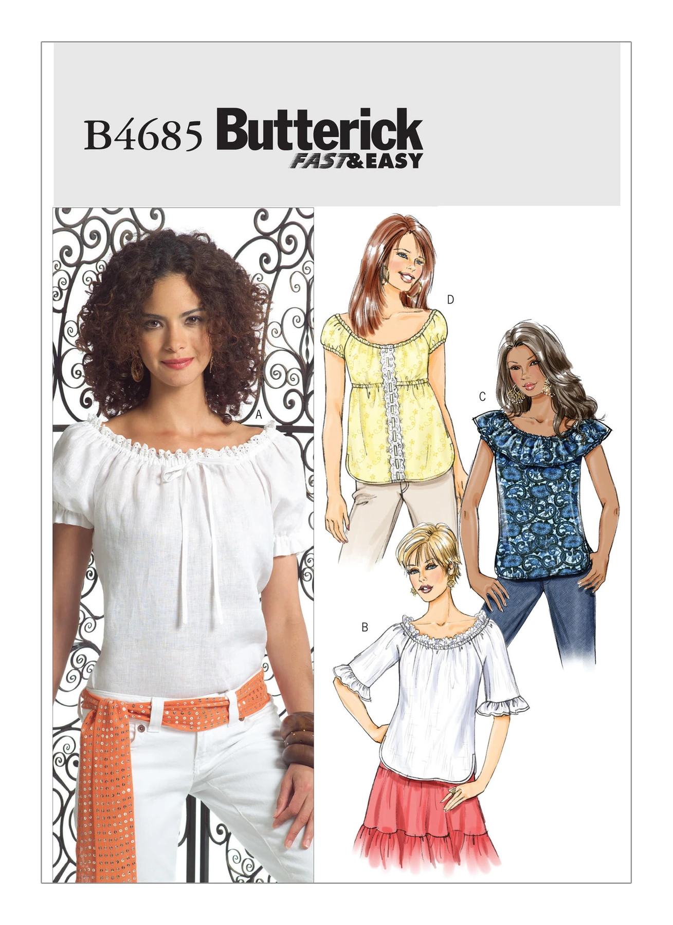 Butterick Sewing Pattern Misses' Gathered Raglan Sleeve Tops (PDF) 1 Butterick Sewing Pattern Misses' Gathered Raglan Sleeve Tops (PDF)