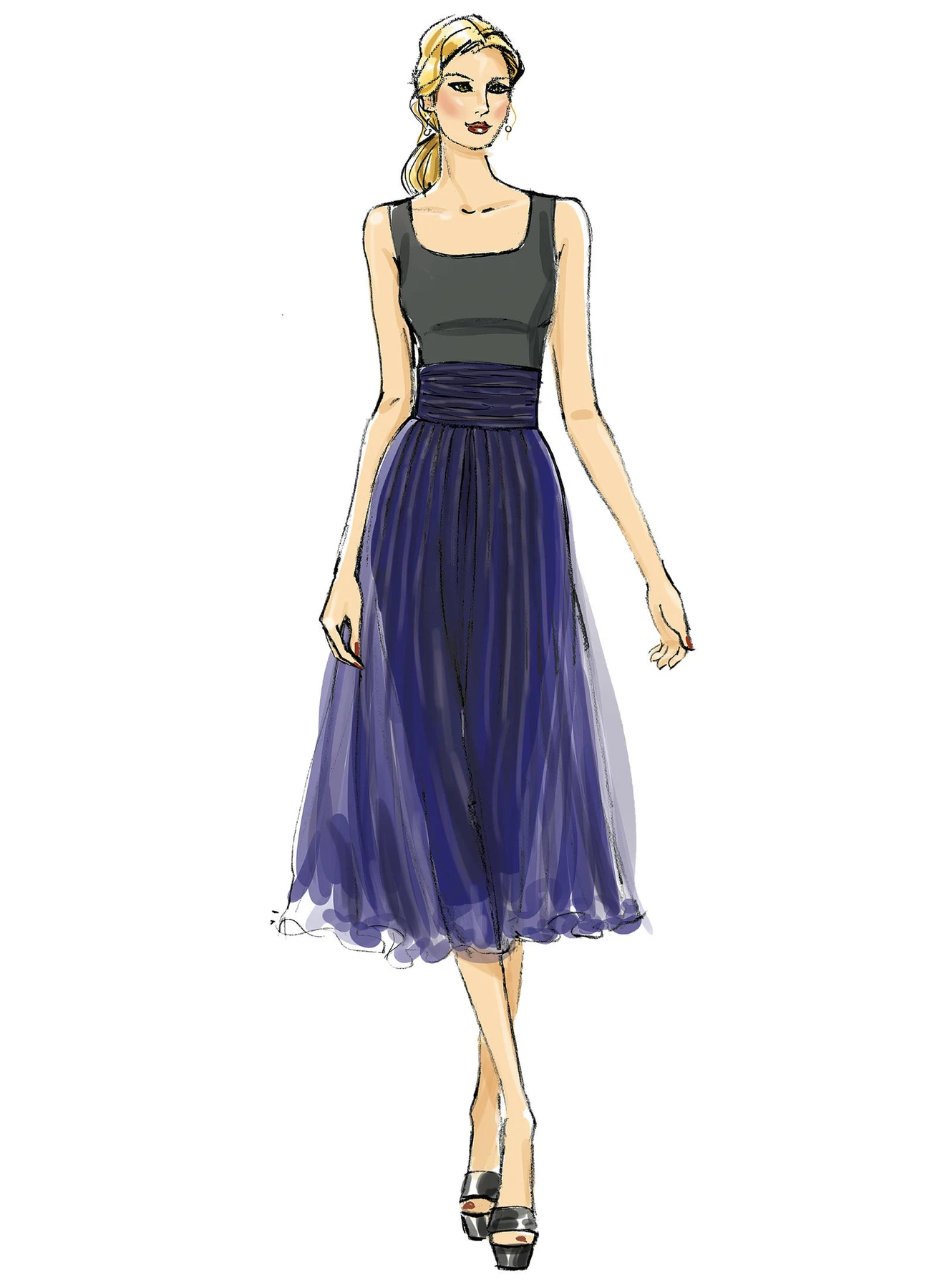 Vogue Patterns Misses' Wide-Leg Pleated Pants 17 Vogue Patterns Misses' Wide-Leg Pleated Pants