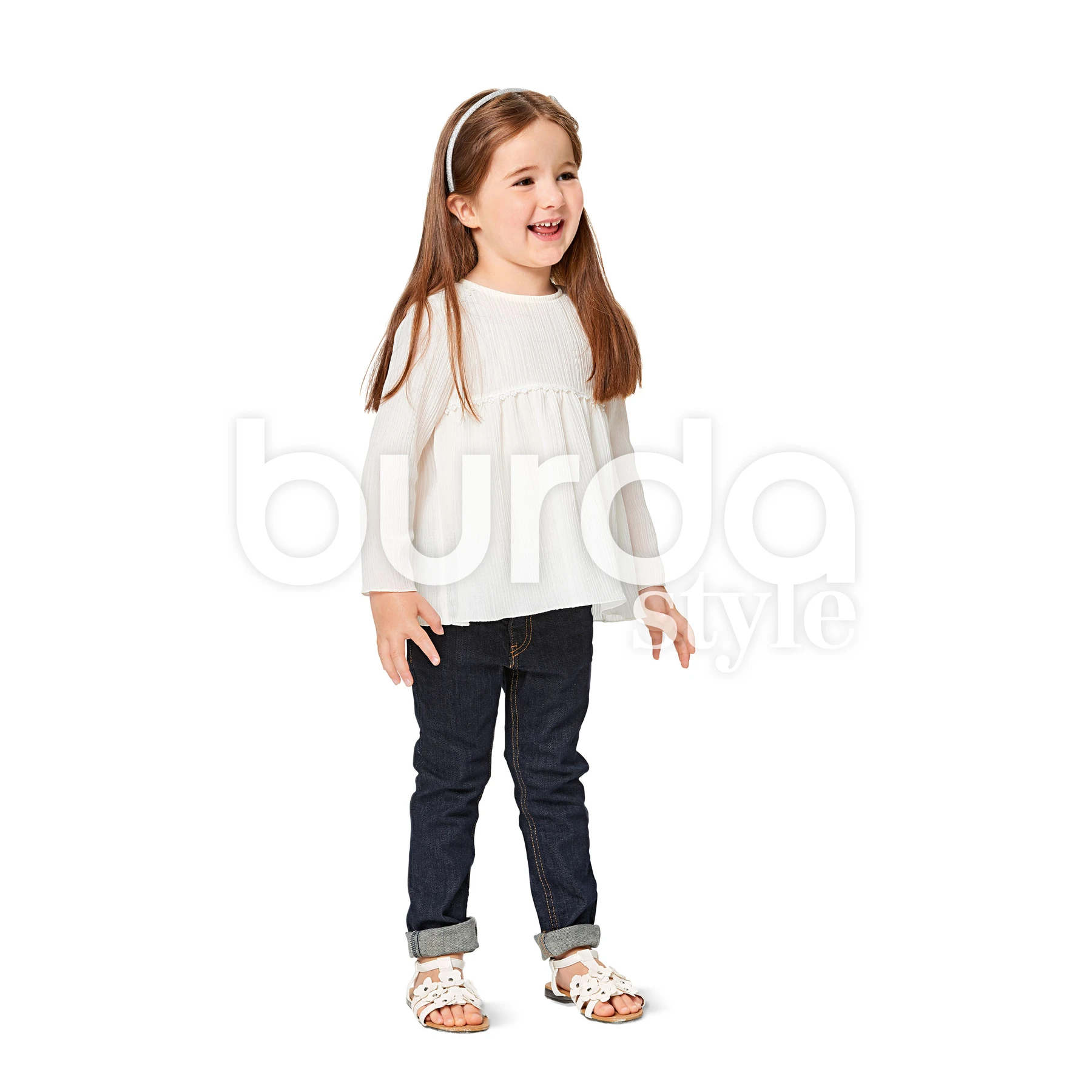 Burda Style Sewing Pattern Child Dress, Blouse and Skirt