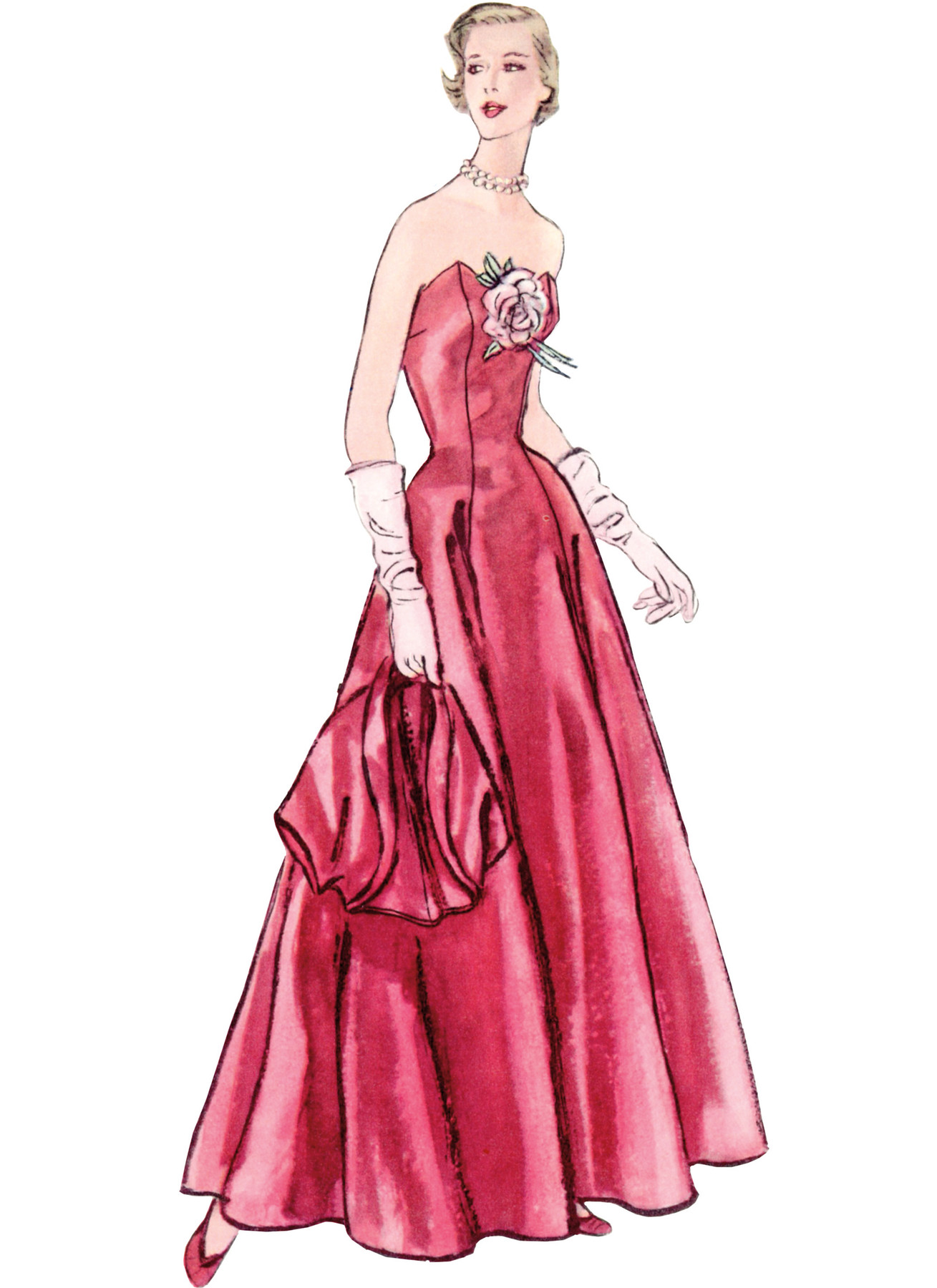 Simplicity Sewing Pattern 1950s Misses' Afternoon and Evening Dress and Bolero 2 Simplicity Sewing Pattern 1950s Misses' Afternoon and Evening Dress and Bolero