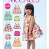 McCall's Sewing Pattern Toddlers' Criss-Cross Top, Dresses, Rompers and Bloomers
