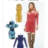 McCall's Sewing Pattern Misses' Knit Dresses with Neckline and Sleeve Variations (PDF)