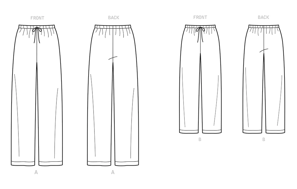 Simplicity Sewing Pattern Unisex Sleepwear 4 Simplicity Sewing Pattern Unisex Sleepwear