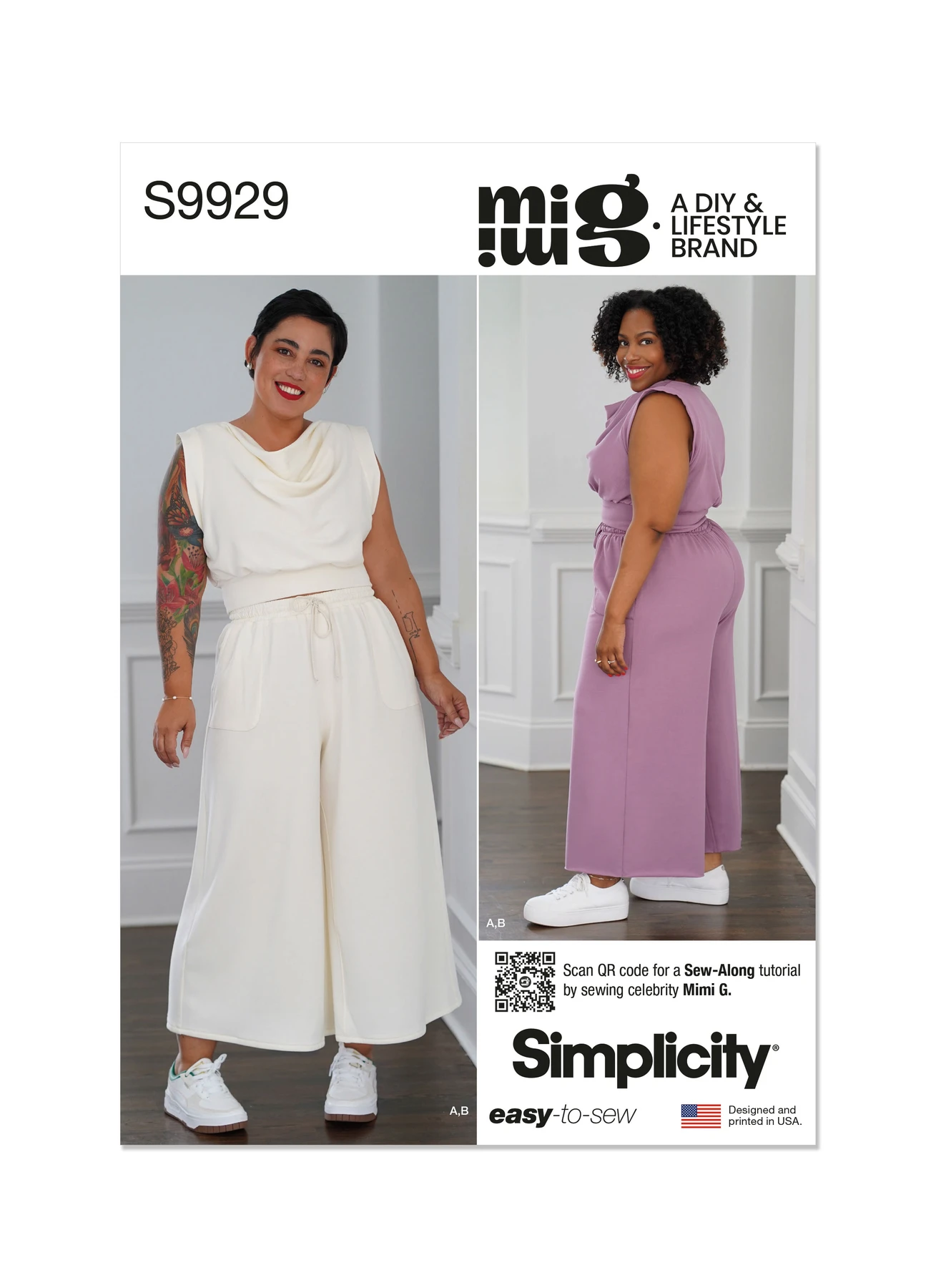 Simplicity Sewing Pattern Misses' and Women's Lounge Set by Mimi G Style 1 Simplicity Sewing Pattern Misses' and Women's Lounge Set by Mimi G Style