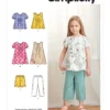 Simplicity Sewing Pattern Children's Tucked Tops, Dresses, Shorts and Pants 16 Simplicity Sewing Pattern Children's Tucked Tops, Dresses, Shorts and Pants