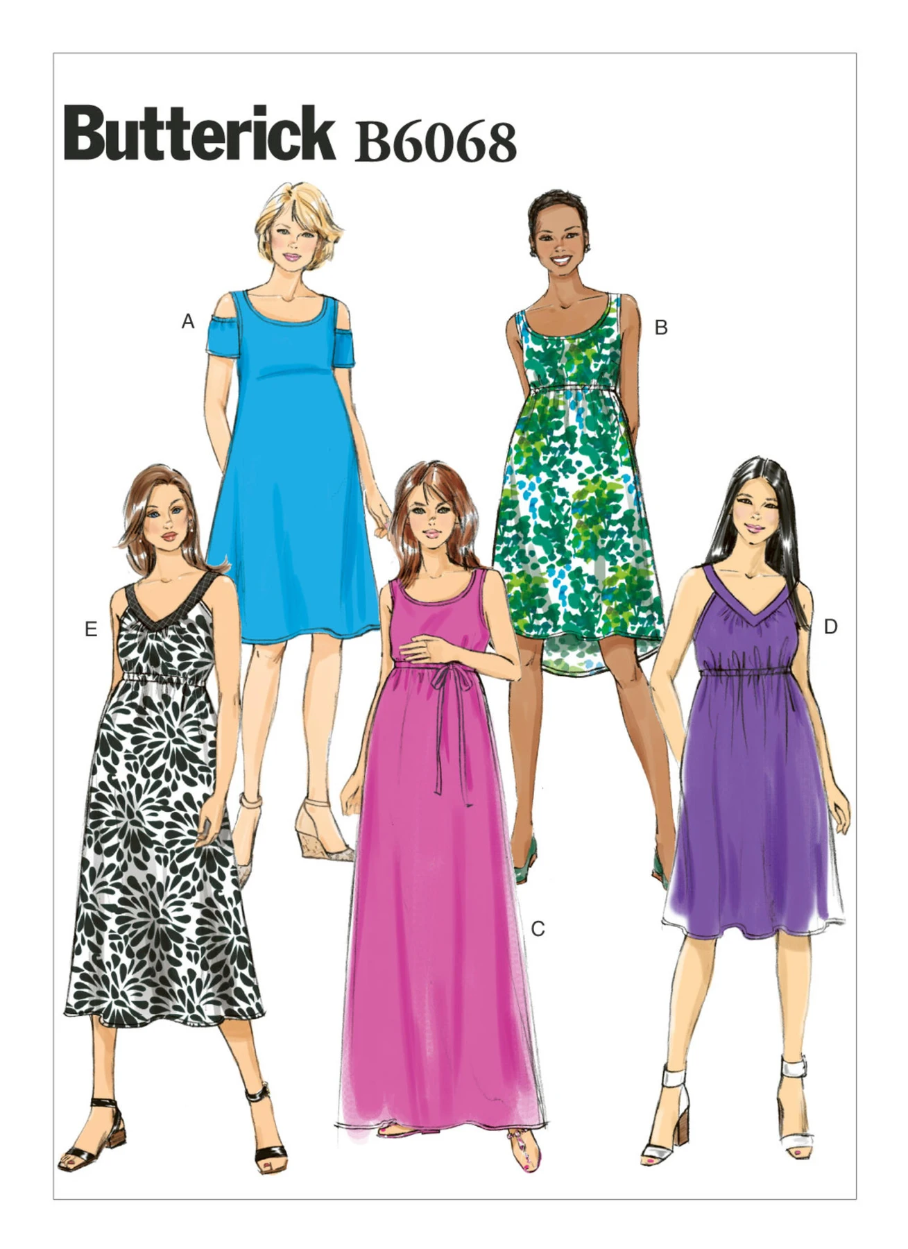 Butterick Sewing Pattern Misses' Maternity Pullover Dresses and Belt (PDF) 1 Butterick Sewing Pattern Misses' Maternity Pullover Dresses and Belt (PDF)