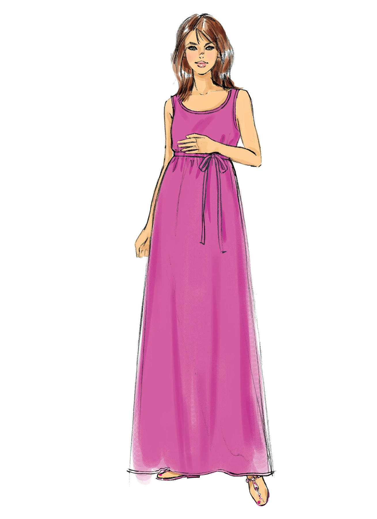 Butterick Sewing Pattern Misses' Maternity Pullover Dresses and Belt (PDF) 5 Butterick Sewing Pattern Misses' Maternity Pullover Dresses and Belt (PDF)