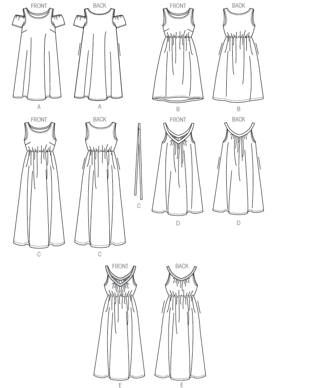 Butterick Sewing Pattern Misses' Maternity Pullover Dresses and Belt (PDF) 7 Butterick Sewing Pattern Misses' Maternity Pullover Dresses and Belt (PDF)