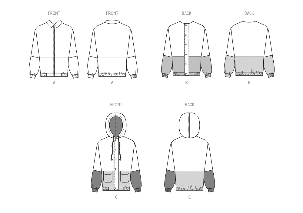 McCall's Sewing Pattern Unisex Jacket 10 McCall's Sewing Pattern Unisex Jacket
