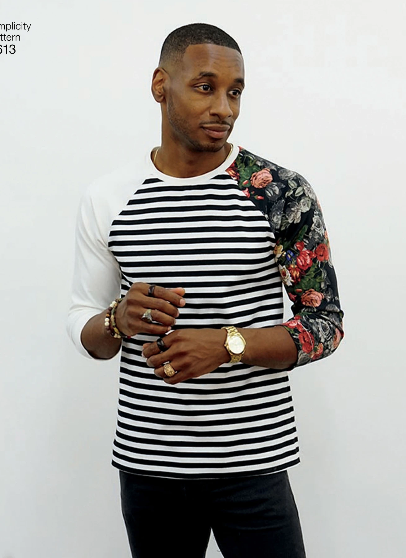 Simplicity Sewing Pattern Men's Knit Top by Mimi G Style 2 Simplicity Sewing Pattern Men's Knit Top by Mimi G Style