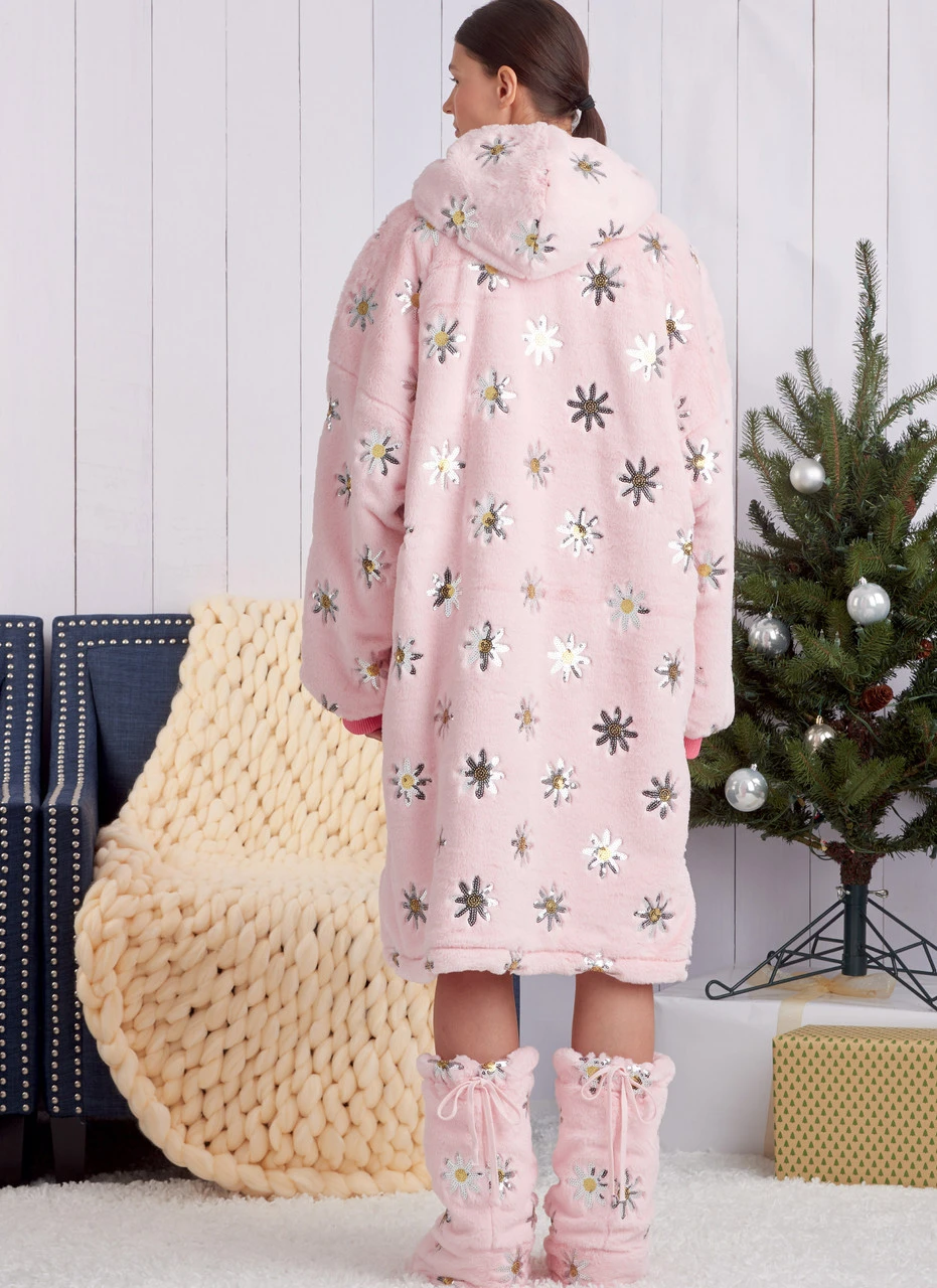 Simplicity Sewing Pattern Unisex Oversized Hoodies, Pants and Booties (PDF) 14 Simplicity Sewing Pattern Unisex Oversized Hoodies, Pants and Booties (PDF)