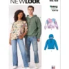 New Look Sewing Pattern Misses' and Men's Sweatshirts 20 New Look Sewing Pattern Misses' and Men's Sweatshirts
