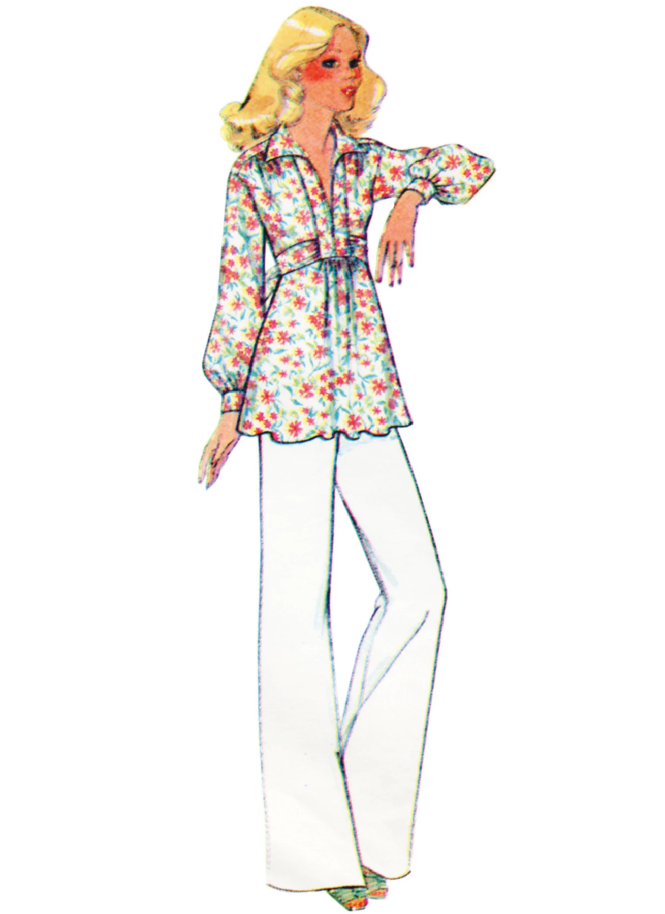 McCall's Sewing Pattern 1970s Misses' Knit Dresses and Top (PDF) 4 McCall's Sewing Pattern 1970s Misses' Knit Dresses and Top (PDF)
