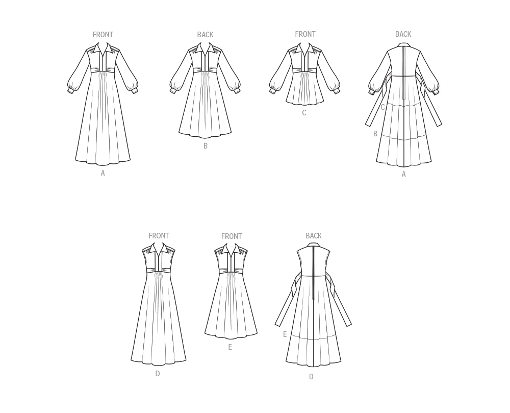 McCall's Sewing Pattern 1970s Misses' Knit Dresses and Top (PDF) 8 McCall's Sewing Pattern 1970s Misses' Knit Dresses and Top (PDF)