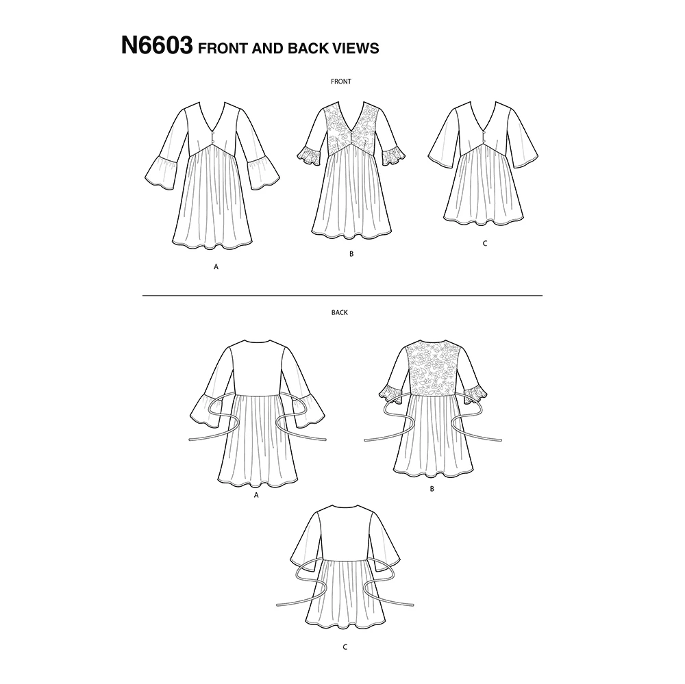 New Look Sewing Pattern Misses' Mini Dress, Tunic and Top 5 New Look Sewing Pattern Misses' Mini Dress, Tunic and Top