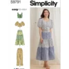 Simplicity Sewing Pattern Misses' Tops, Skirt and Pants (PDF) 19 Simplicity Sewing Pattern Misses' Tops, Skirt and Pants (PDF)