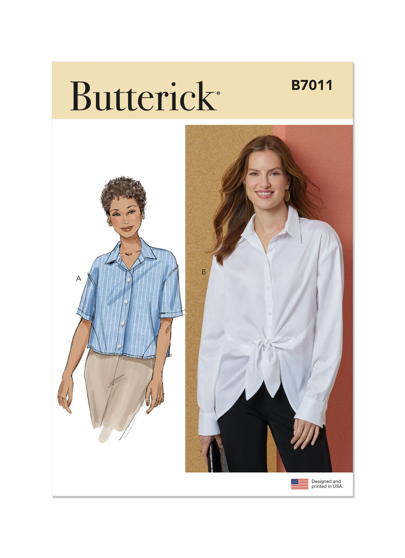 Butterick Sewing Pattern Misses' Shirts (PDF) 1 Butterick Sewing Pattern Misses' Shirts (PDF)